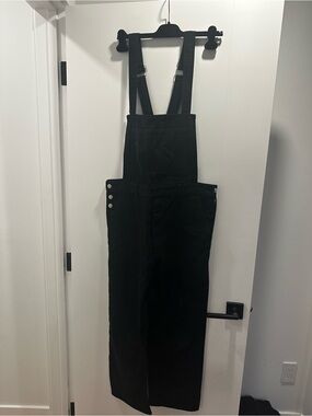 MM6 Maison Martin Margiela Black Cotton Overalls